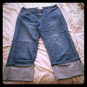 WHBM denim capris